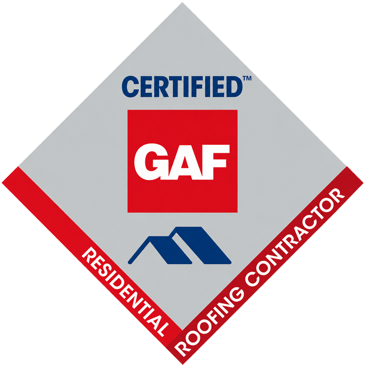 GAF Certified Residential Roofing Contractor logo